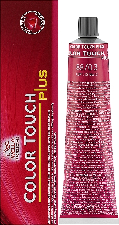 УЦЕНКА Интенсивная тонирующая крем-краска для волос - Wella Professionals Color Touch Plus * — фото N4