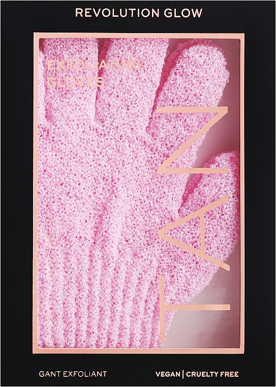Набір з 2 відлущувальних рукавичок - Makeup Revolution Pack Of 2 Exfoliating Gloves — фото N1