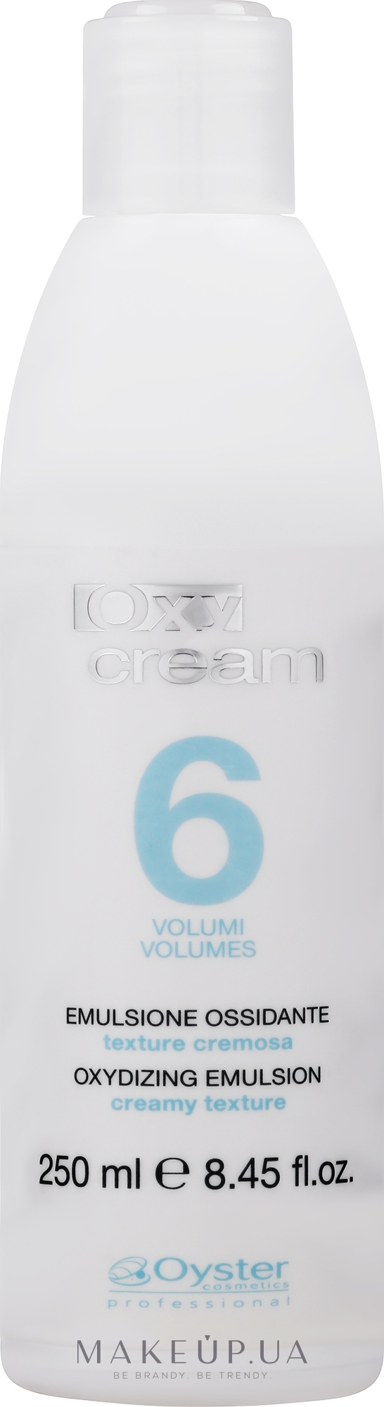 Окислитель 6 Vol 1,8% - Oyster Cosmetics Oxy Cream Oxydant — фото 250ml