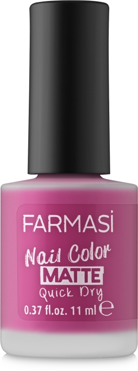 Лак для ногтей с матовым эффектом - Farmasi Nail Color Matte Nail Lacquer