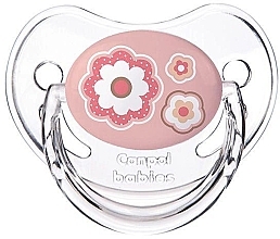 Парфумерія, косметика Пустушка силіконова симетрична "Newborn baby", 0-6 місяців, рожева - Canpol Babies
