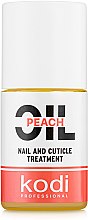 Парфумерія, косметика Олія для кутикули "Peach" - Kodi Professional Peach Oil