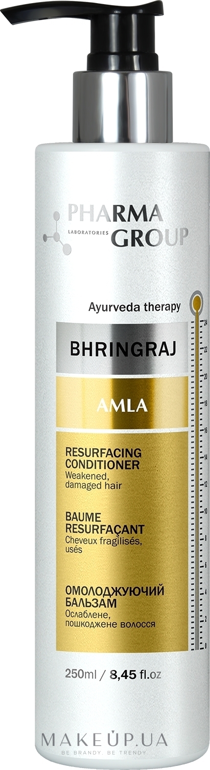Омолоджувальний бальзам - Pharma Group Laboratories Bhringraj + Amla Resurfacing Conditioner — фото 250ml