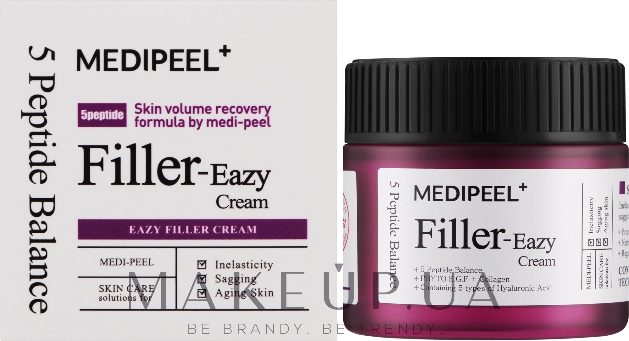 Питательный крем-филлер с пептидами и EGF от морщин - MEDIPEEL Eazy Filler Cream — фото 50ml