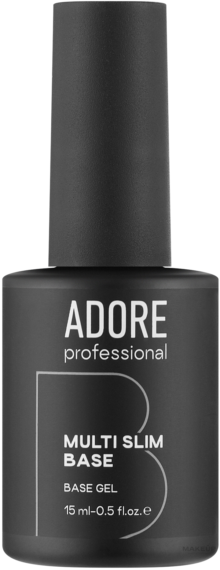 Тонкая многофункциональная база для ногтей, с кисточкой - Adore Professional Multi Slim Base — фото 15ml