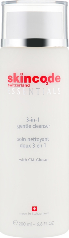 Мягкое очищающее средство 3 в 1 - Skincode Essentials 3 in 1 Gentle Cleanser — фото N1