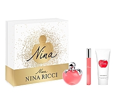 Nina Ricci Nina - Набор (edt/50ml + edt/10ml + b/lot/75ml) — фото N1