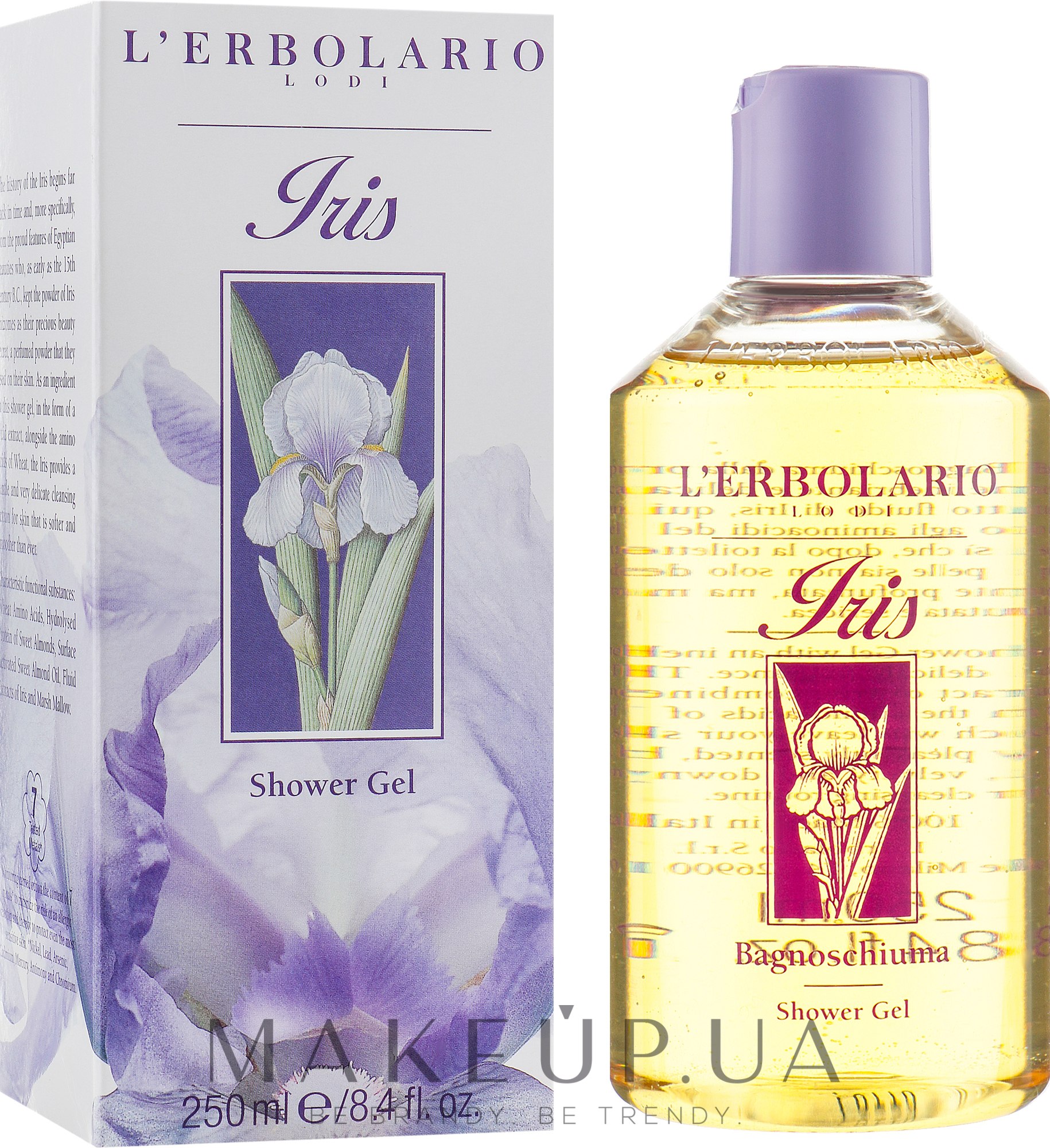 Піна для ванни-гель для душу - l'erbolario Bagnoschiuma Iris — фото 250ml