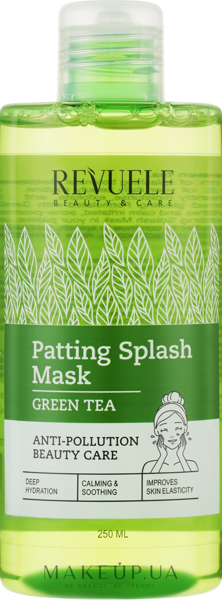 Маска для лица "Зеленый чай" - Revuele Patting Splash Mask Green Tea — фото 250ml