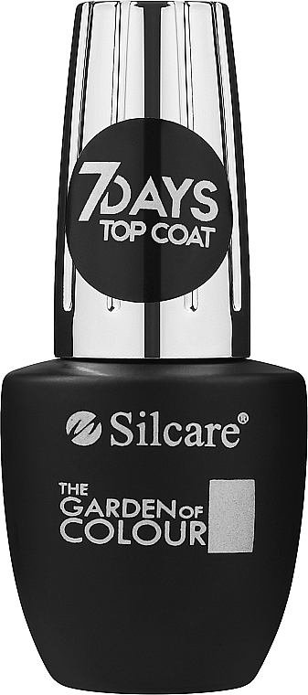 Топ для нігтів - Silcare The Garden of Colour Top Coat 7days — фото N1