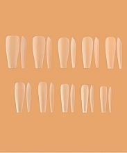 Верхні форми для моделювання нігтів "Long Ballerina", 240 шт. - Kodi Professional Plastic Tips For Nail Extensions — фото N2