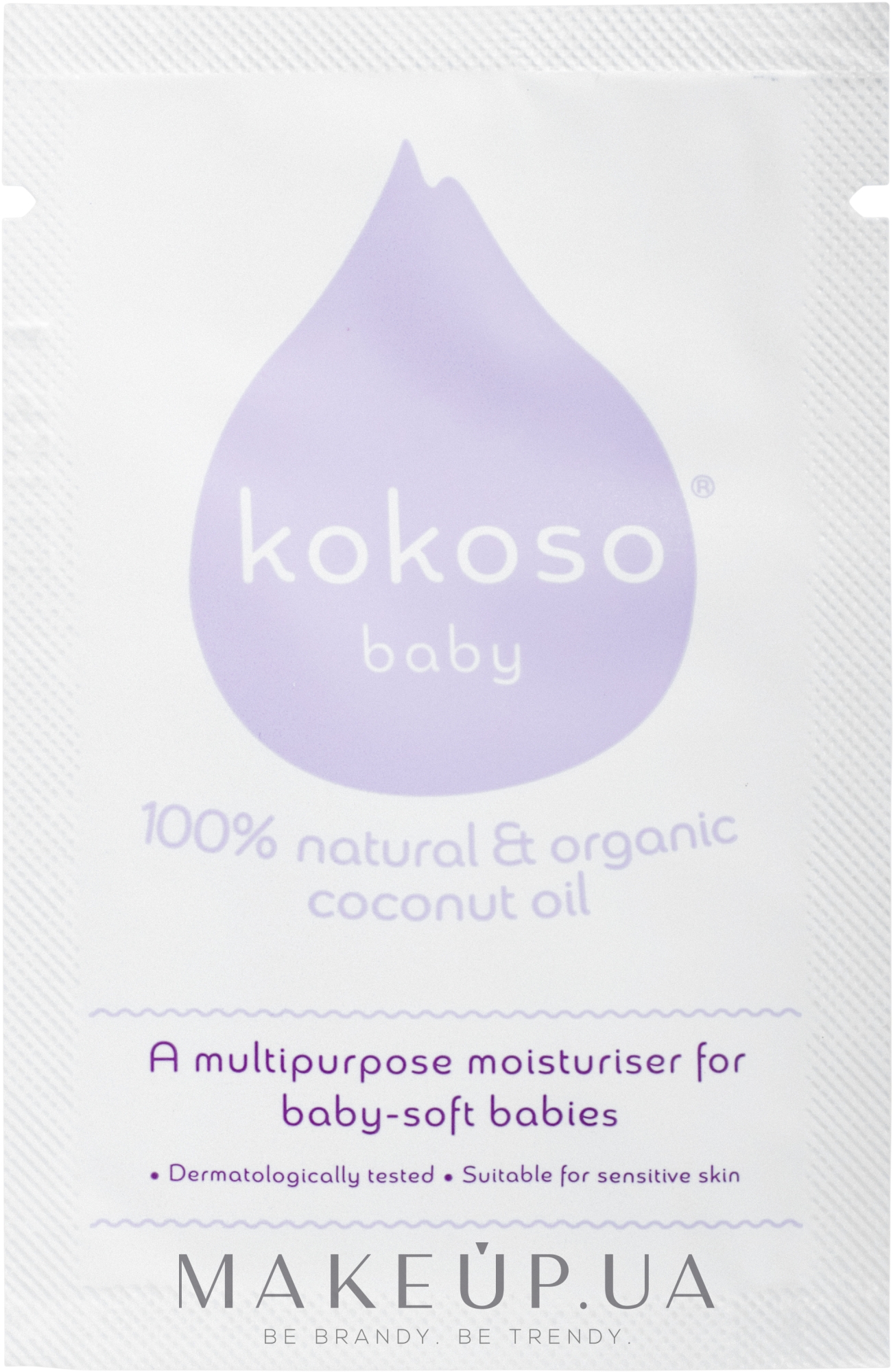 Детское кокосовое масло - Kokoso Baby Skincare Coconut Oil (пробник) — фото 3g