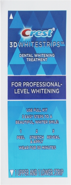 Відбілювальні смужки для зубів - Crest 3D Professional White Whitestrips Dental Whitening Kit — фото N3