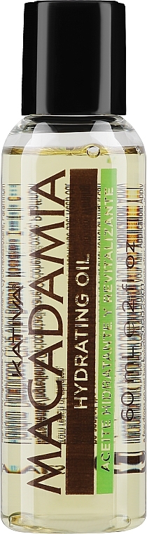 Зволожувальна відновлювальна олія для нормального та пошкодженого волосся - Kativa Macadamia Hydrating Oil — фото N1