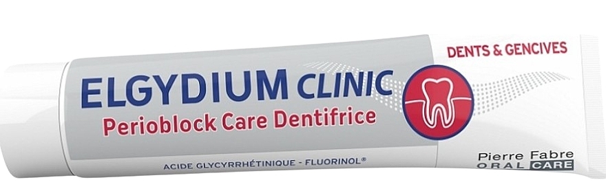 Зубная паста для чувствительных десен - Elgydium Clinic Perioblock Care Toothpaste  — фото N1