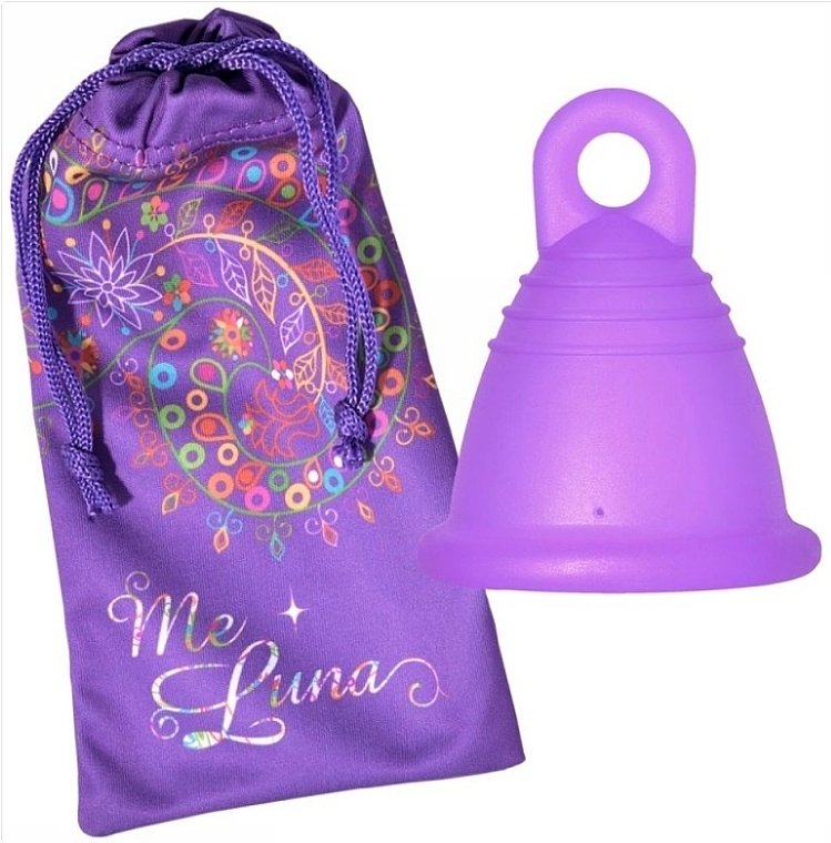 Менструальная чаша с шариком, размер XL, фиолетовый - MeLuna Classic Menstrual Cup  — фото N1