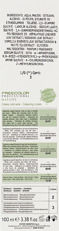 УЦЕНКА Краска для волос, безаммиачная - Oyster Cosmetics Freecolor Natura * — фото N3