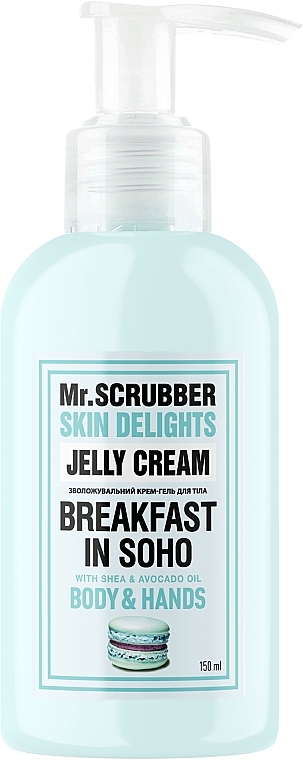 Крем-гель для тела и рук - Mr.Scrubber Skin Delights Breakfast In Soho Body & Hands Jelly Cream — фото N1