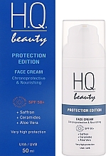 Крем для обличчя SPF50+ "Хронозахист та живлення" - H.Q.Beauty Protection Edition Face Cream — фото N2