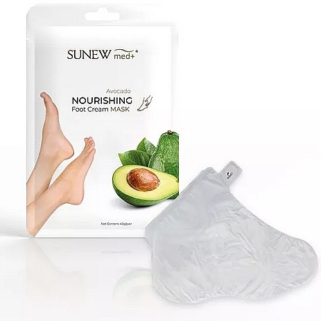 Маска для ніг - Sunew Med+ Foot Mask With Avocado Oil — фото N1