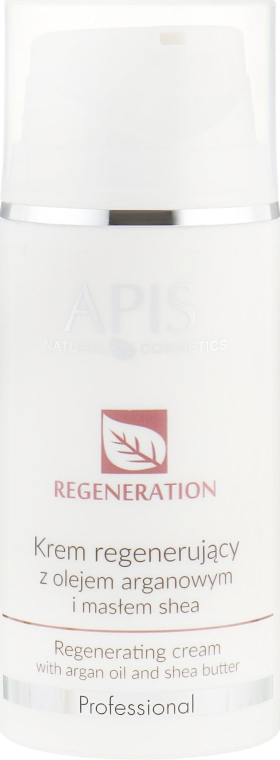 Восстанавливающий крем с аргановым маслом и маслом ши - APIS Professional Regeneration Cream — фото N1