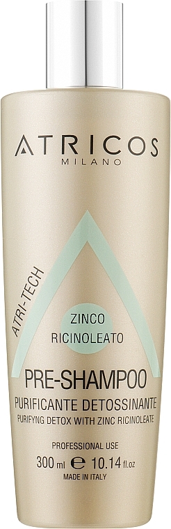 Очищувальний детокс-шампунь для волосся - Atricos Pre Shampoo Purifying Detoxifying