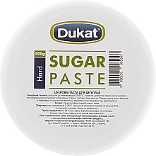 Цукрова паста для депіляції тверда - Dukat Sugar Paste Extra — фото N1