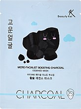 Очищувальна маска для обличчя - Beauty Kei Micro Facialist Boosting Charcoal Essence Mask — фото N1
