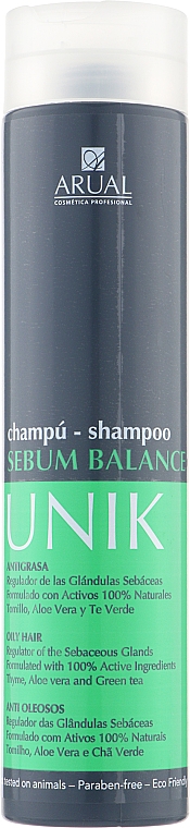 Шампунь для жирного волосся - Arual Unik Sebum Balance Shampoo — фото N1