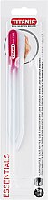 Стеклянная пилочка для ногтей, розовая - Titania Nail File — фото N1