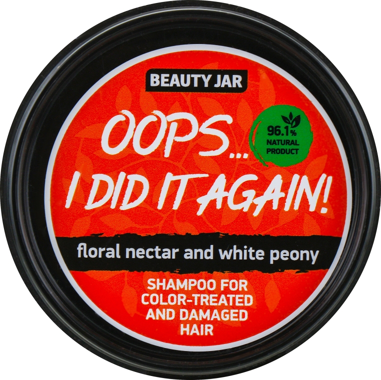 Шампунь для окрашенных волос "Oops…I did it again!" - Beauty Jar Shampoo For Colour-Treated And Damaged Hair  — фото N1
