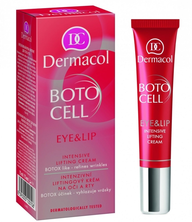 Крем-ліфтинг інтенсивний для шкіри навколо очей і губ - Dermacol Botocell Eye and Lip Lifting Cream Intensive
