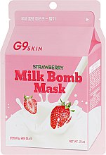 Духи, Парфюмерия, косметика Тканевая маска "Клубника" - G9Skin Milk Bomb Mask Strawberry