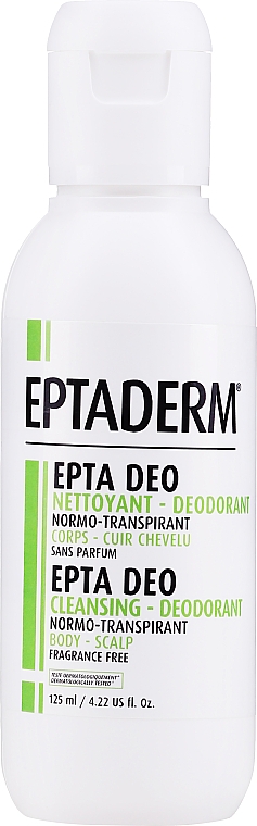 Гель для душу з дезодорувальним ефектом - Eptaderm Epta Deo Cleansing — фото N1