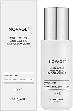 Легкий мультиактивный дневной крем для лица - Oriflame Novage+ Multi-Active Anti-Ageing Day Cream Light — фото N2