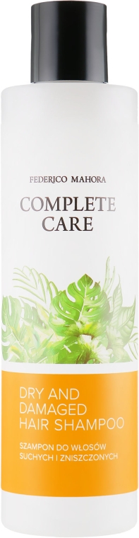 Шампунь для сухого і пошкодженого волосся - Federico Mahora Complete Care Dry And Damaged Hair Shampoo