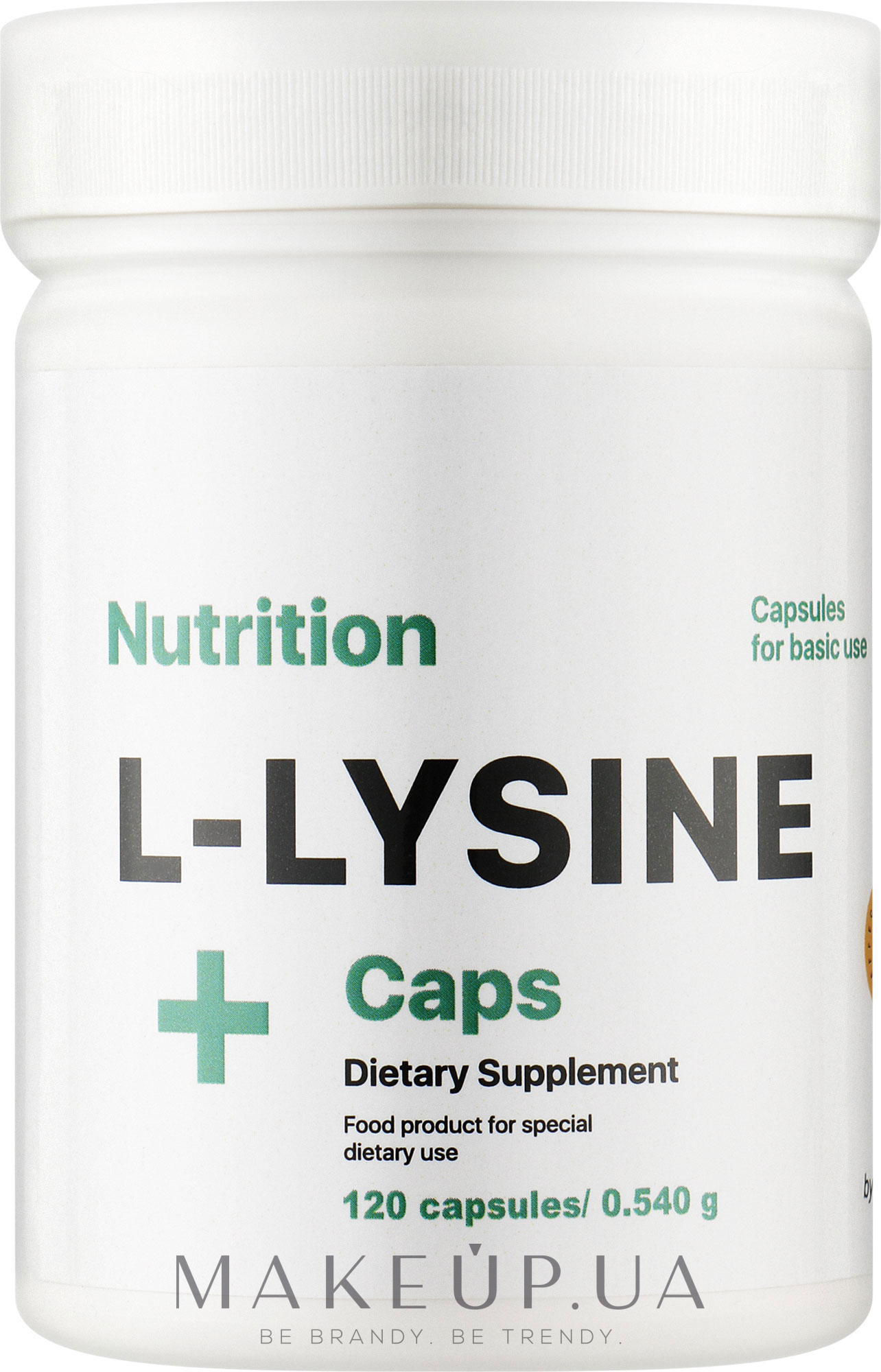 Амінокислота L-лізин, 120 шт. - AB PRO L-Lysine Caps Dietary Supplement — фото 120шт