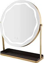 Духи, Парфюмерия, косметика Круглое светодиодное косметическое зеркало - Beautifly Round LED Vanity Mirror 