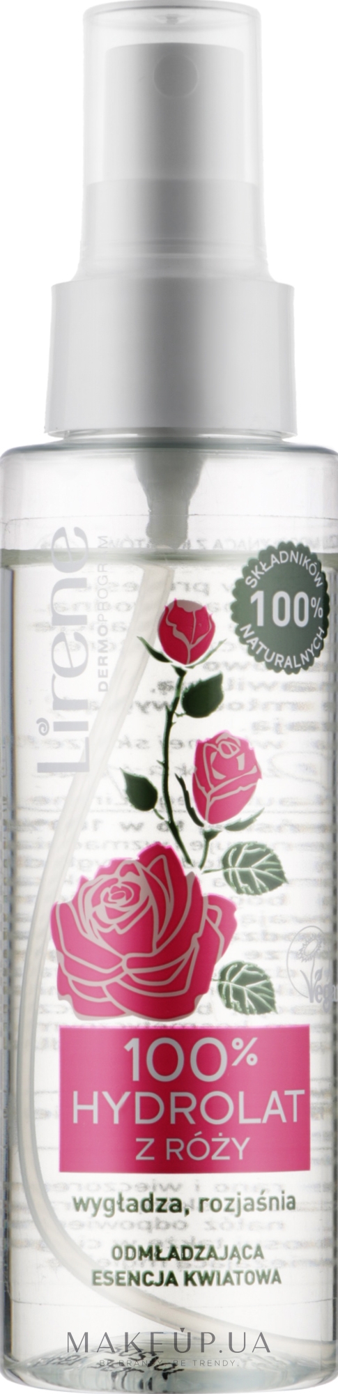 Гидролат розы - Lirene Rose Hydrolate — фото 100ml