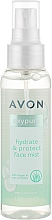 Антиоксидантний спрей для обличчя - Avon Oxypure Hydrate&Protect Face Mist — фото N1