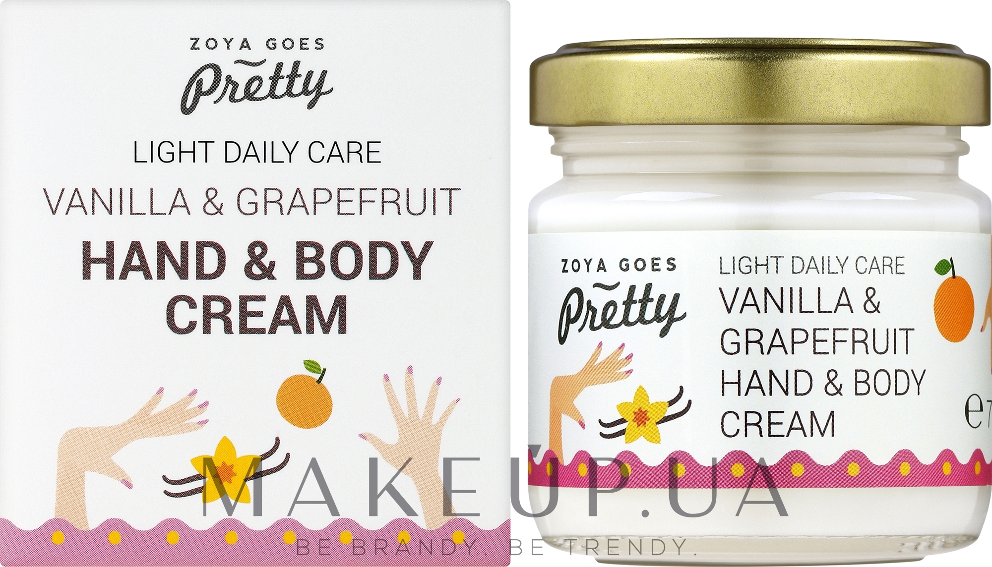 Крем для рук - Zoya Goes Pretty Vanilla & Grapefruit Hand Cream — фото 70g