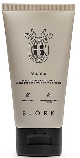 Дитячий бальзам для обличчя й тіла "Vaxa" - Bjork Baby Sos Face & Body Balm — фото N1