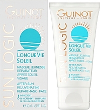 Антивозрастная восстанавливающая маска для лица после загара - Guinot Sun Logic Repairing Mask After Sun Face — фото N2