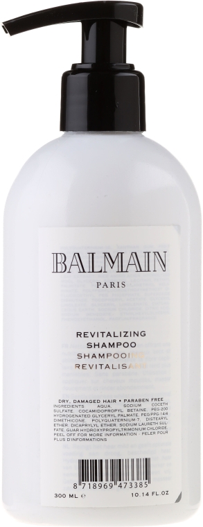 Набор - Balmain Paris Hair Couture Silver Revitalizing Care Set (mask/200ml + h/couture/300ml + shampoo/300ml + brush) — фото N4