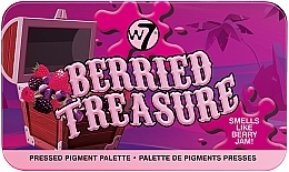 Парфумерія, косметика Палетка тіней - W7 Berried Treasure Pressed Pigment Palette