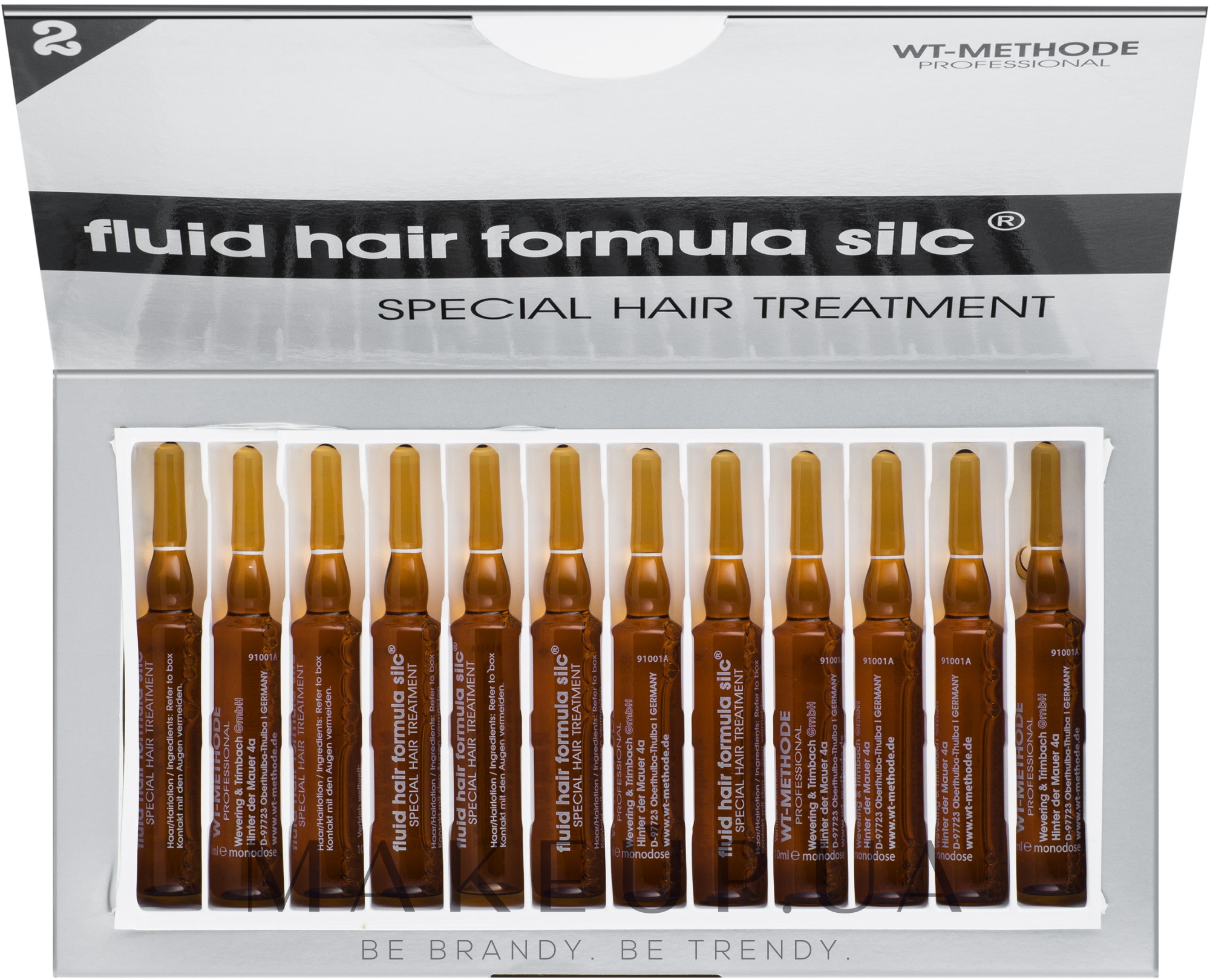 Рідкий кератин для відновлення структури волосся "Формула Сілк" - Placen Formula Fluid Hair Formula Silc Special Hair Treatment — фото 12x10ml