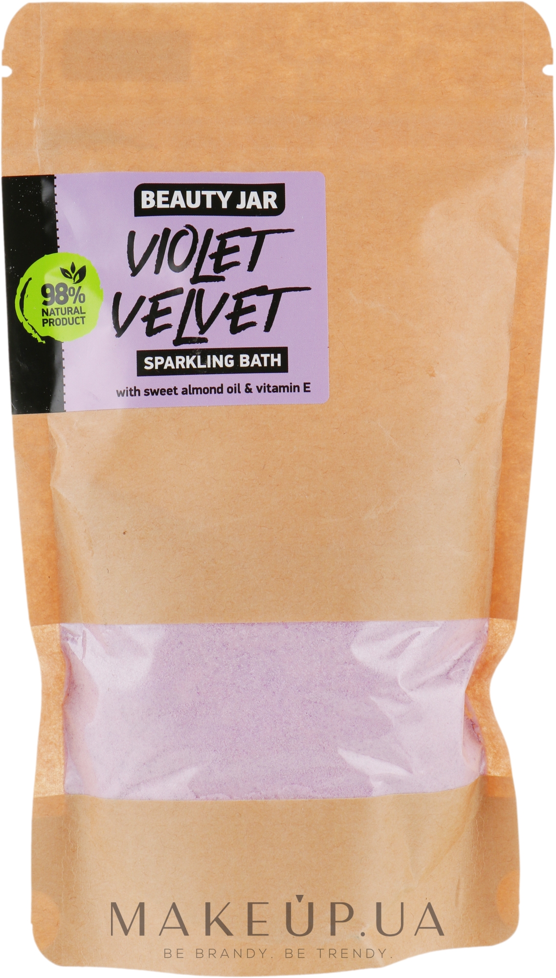 Пудра для ванни "Фіолетовий оксамит" - Beauty Jar Sparkling Bath Violet Velvet — фото 250g