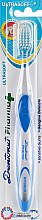 Зубная щетка, ультрамягкая, сине-белая - Dentonet Pharma UltraSoft Toothbrush — фото N1