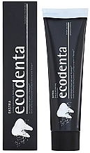 Відбілювальна зубна паста з чорним вугіллям - Ecodenta Extra Toothpaste — фото N1