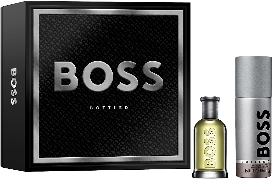 BOSS Bottled - Набор (edt/50ml + deo/150ml) — фото N2